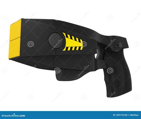 Electroshock Weapon Isolated Stock Illustration - Illustration of isolated, background: 169176762