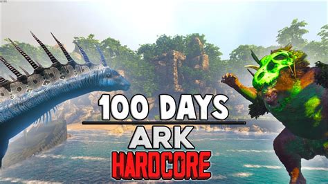 I Spent 100 Days On A Lost Island In ARK And Here S What Happened YouTube