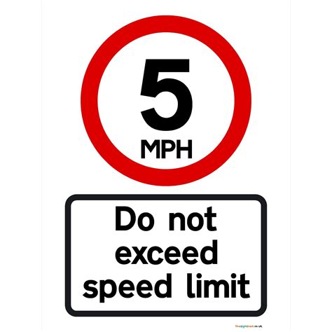 Mph Speed Limit Sign Speed Limit Signs Speed Limit Road Signs