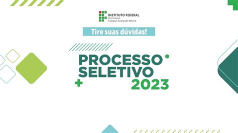 Live Processo Seletivo 2023 1º Semestre IFF Maricá 15 09 22 YouTube