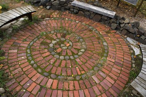 Brick Spiral By Bryanemanuel On Deviantart Patio Stones Brick Garden