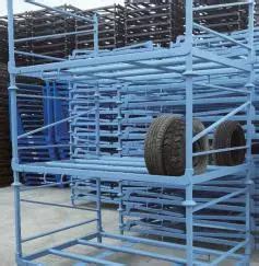 Heavy Duty Warehouse Transport Galvanized Storage Steel Metal Stacking