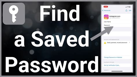 How To Find Saved Passwords On Iphone Youtube