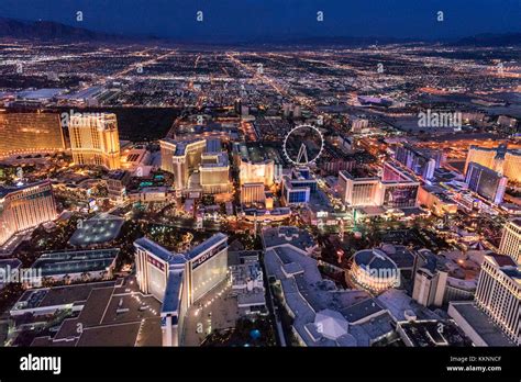 Aerial View Of Las Vegas Strip