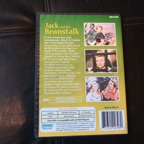 Jack and the Beanstalk Digiview DVD - Bud Abbott & Lou Costello ...