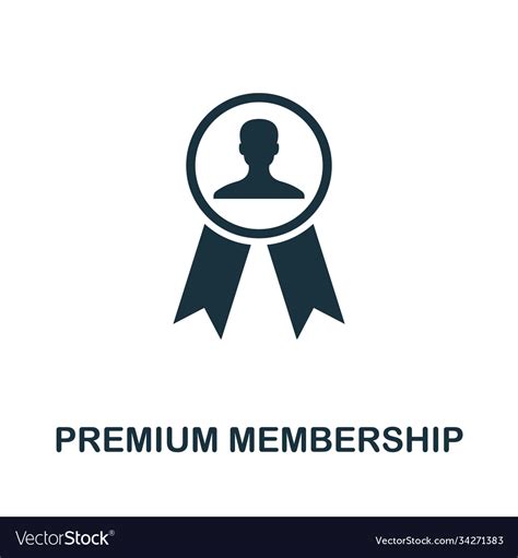 Premium Membership Icon Simple Element From Vector Image