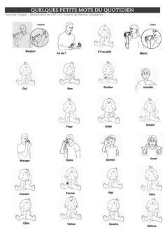 Id Es De Makaton Lsf Langage Des Signes Bebe Langage Des Signes