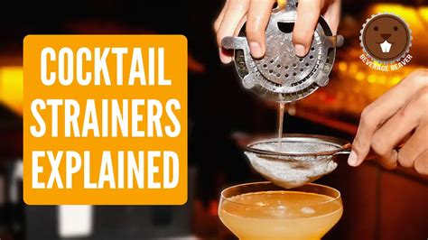 Cocktail Strainers Explained Understanding The Different Types Of