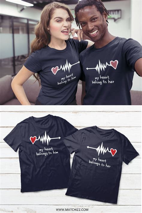 Couples Matching Shirts Love Statement T For Valentine Day Coupleshirts