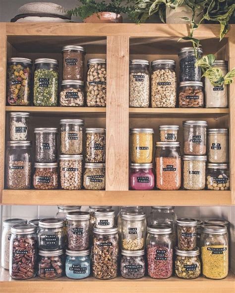 Nice Pantry Organization Ideas 26 Jar Storage Glass Jar Storage