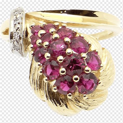 Anillo de rubí color oro magenta diseño de joyas rubí piedra preciosa