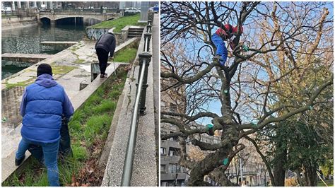 B365 FOTO A început curățenia de primăvară în parcurile din