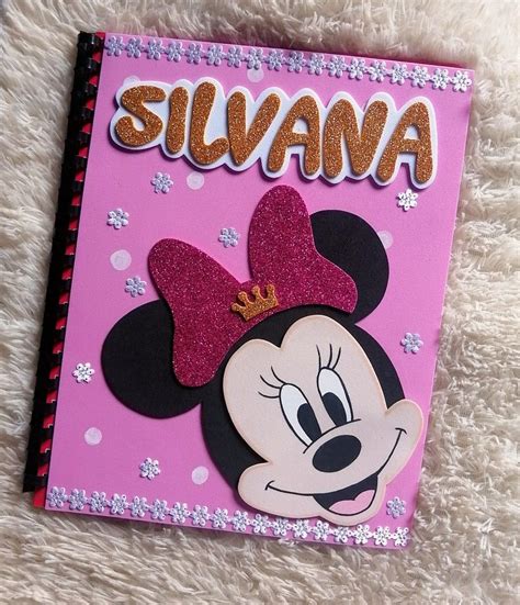 Carpeta De Minnie Mouse Manualidades Carpetas Decoradas