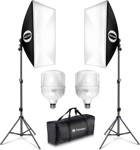 Tocoan Softbox Kit De Iluminaci N Para Fotograf A De X Pulgadas