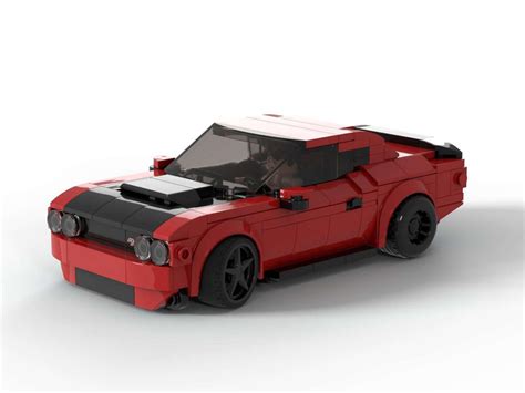 Lego Moc Challenger Srt Demon With Pullback Motor By Williweb