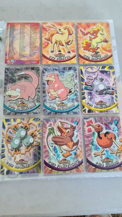 The Pokémon Company Complete set Pokemon TOPPS SERIE TWÉÉ Catawiki