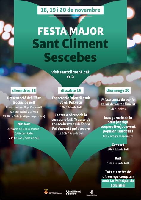 Festa Major Web Oficial De L Ajuntament Sant Climent Sescebes