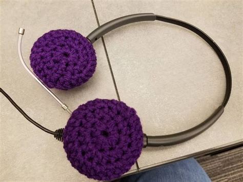 Crochet Headphone Or Headset Ear Cushions