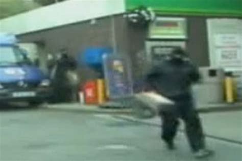 Cctv Armed Robbery On Petrol Station Manchester Evening News