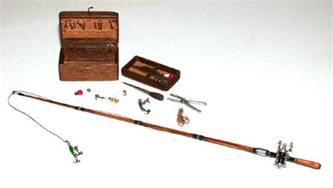 Casting Rod Set By Nantasy Fantasy Swan House Miniatures Artisan