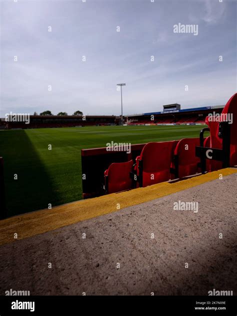 Crewe Alexandra FC. The Mornflake Stadium Stock Photo - Alamy