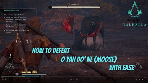 How To Defeat O Yan Do Ne Mythical Beast Moose Vinland Assassins