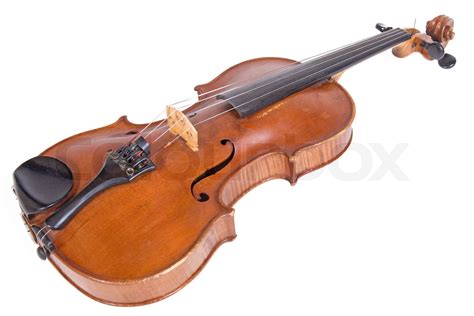 alten viola auf einem weißen Hintergrund | Stock Bild | Colourbox