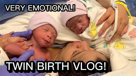 Live Twin C Section Birth Vlog After Ivf 35 Week Preemies Raw Real