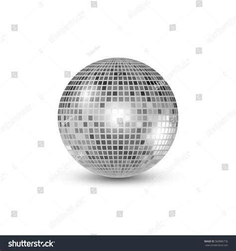 Disco Ball Isolated Illustration Night Club Stock Vector Royalty Free 583886776 Shutterstock