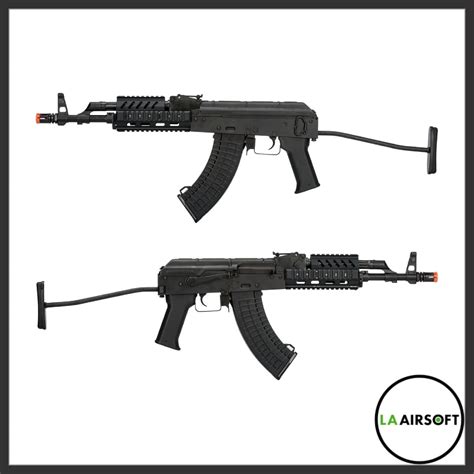 LCT Full Metal TX 65 Tactical AK Series Airsoft AEG Black