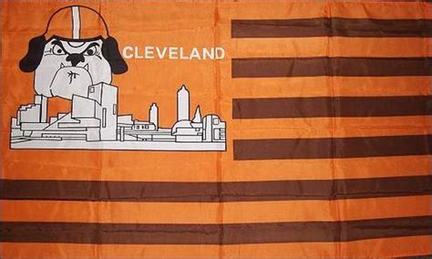 Cleveland Browns Nation Striped Flag 3x5 FT