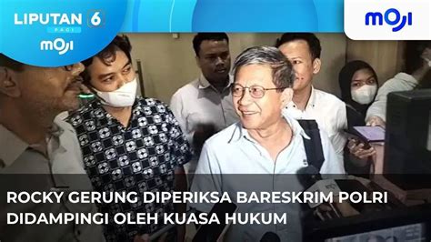 Rocky Gerung Di Periksa Polisi Liputan 6 Pagi Moji Moji Vidio