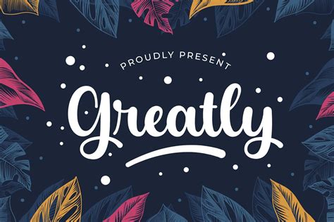 Greatly Font By Doehantz Studio Creative Fabrica