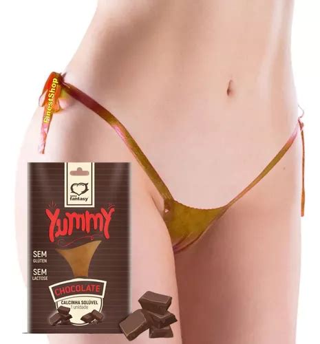Calcinha Lingerie Soluvel Comestivel Sabor Nf Brinde Mercadolivre