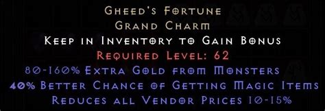 Fortuna Gheeda Gheed S Fortune 40 MF Diablo D2R Sosnowiec Kup