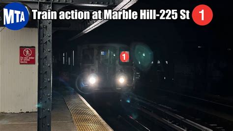 Mta Train Action At Marble Hill St Youtube