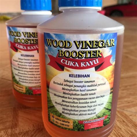 Liter Cuka Kayu Wood Vinegar Booster Organik Liter Shopee Malaysia