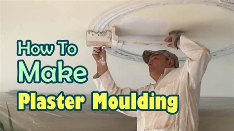 How to Make Plaster Moulding for your Dining Room - YouTube