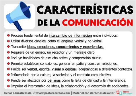 Caracter Sticas De La Comunicaci N