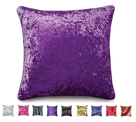 Crushed Velvet Cushion Cover Coloured Crushed Velvet Cushion Cover