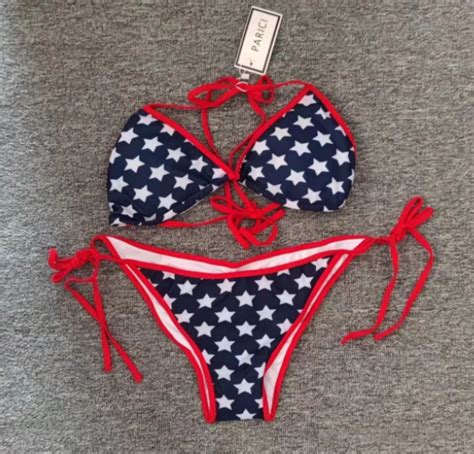 Split Swimwear Foreign Trade Color Stars Gather Two Piece Swimwear Sexy Bikini On Luulla
