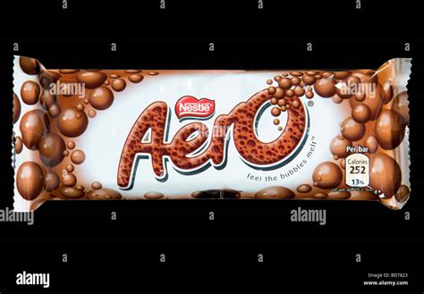 Nestle Aero Chocolate Bar Shot In Studio Stock Photo - Alamy