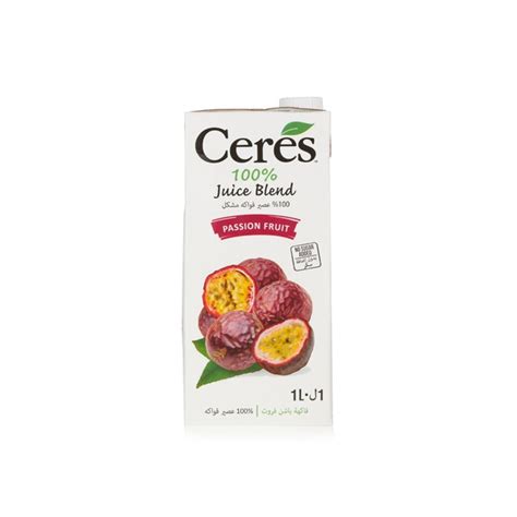 Ceres Passion Fruit Juice Ltr Price In Uae Spinneys Uae