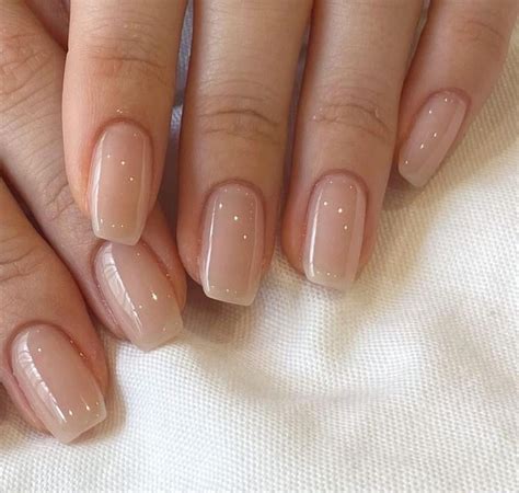 Sheer Nails Blush Nails Nude Nails Nail Manicure Elegant Nails