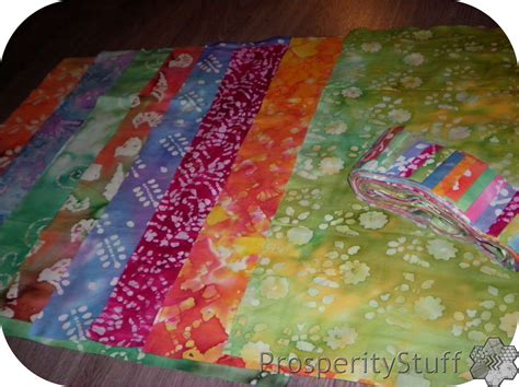 ProsperityStuff Quilts That Batik Modern Double Wedding Ring Quilt