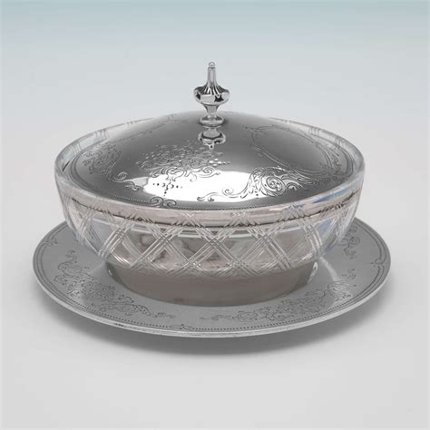 Butter Dishes In Antique Sterling Silver I Franks Presents Our