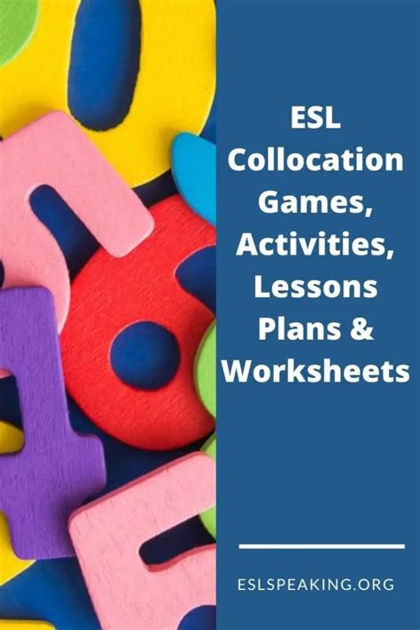 English Collocation Activities Games Lesson Plans And Worksheets