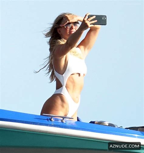 Julianne Hough Sexy Shows Off Her Toned Body In A White Bikini In Italy Aznude