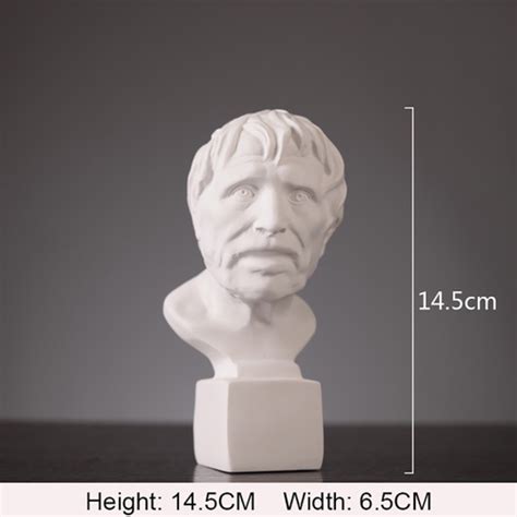 David Head Retratos Busto Mini Est Tua De Gesso Michelangelo Buonarroti