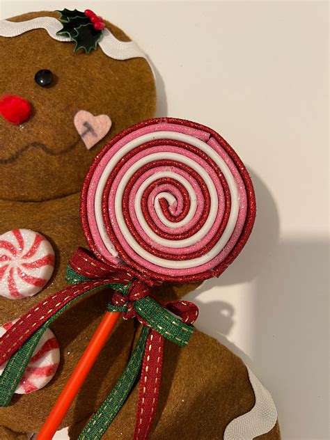 Gingerbread Man Wreath Attachment Etsy